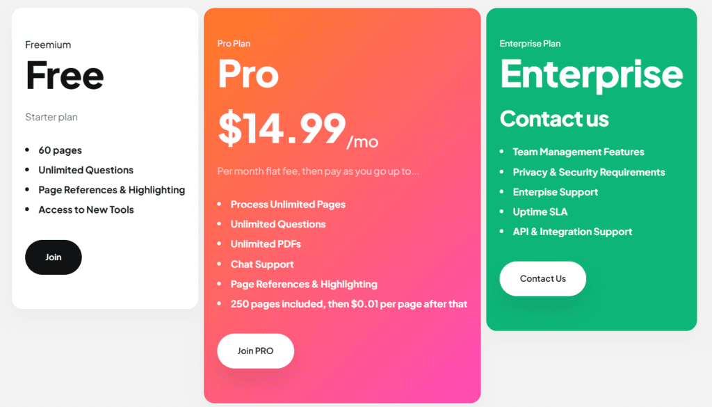 Humata Ai review  - pricing 