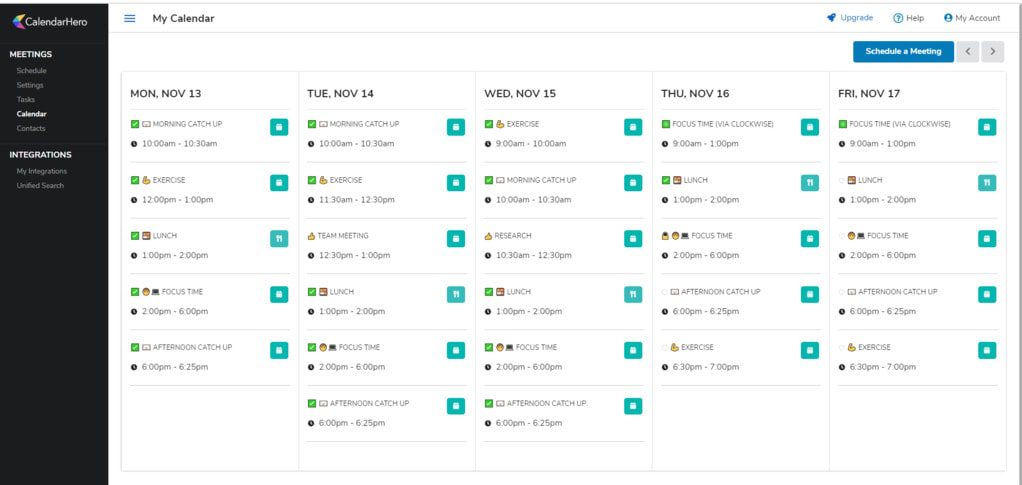 Calendarhero - An AI calendar