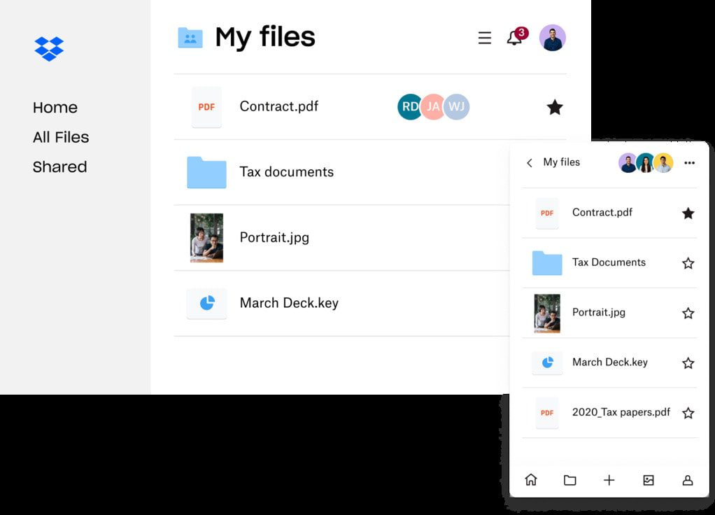 dropbox - a tool for file sharing