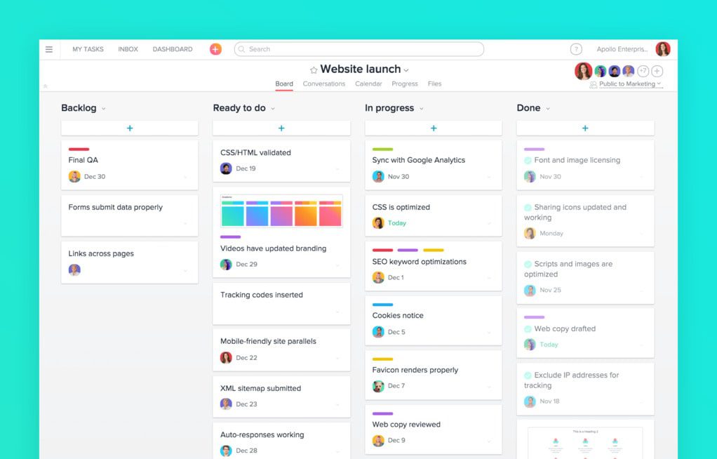 Asana is an excellent tool for project management automation.