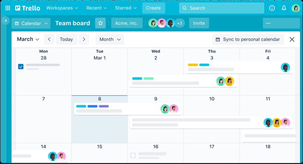 Trello is good for automating project management