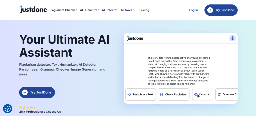 JustDone productivity app