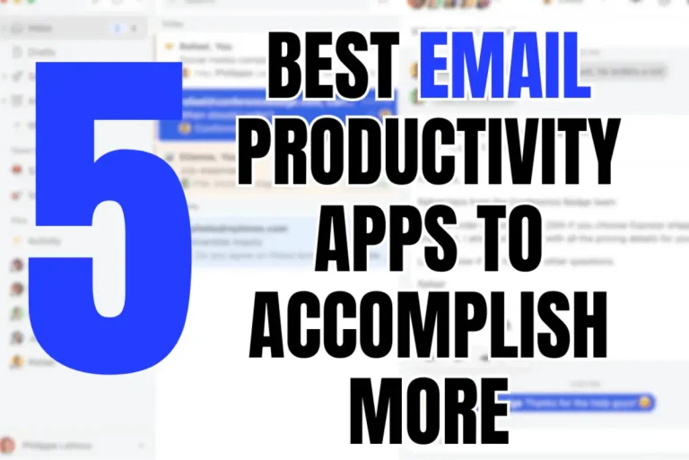 Best email productivity apps