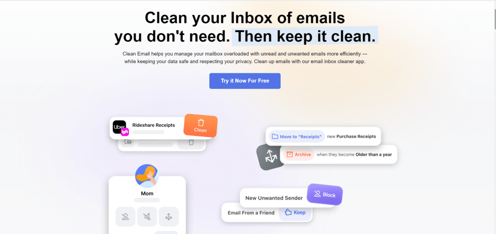 Clean Email - unroll.me alternatives