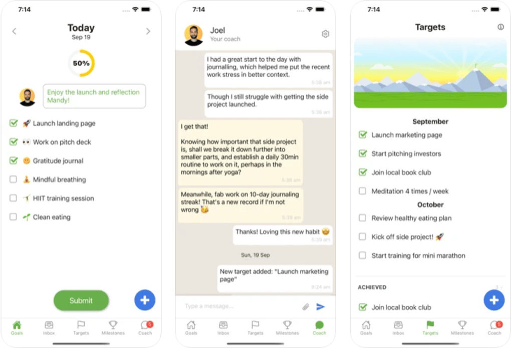 GoalsWon is a great Android app