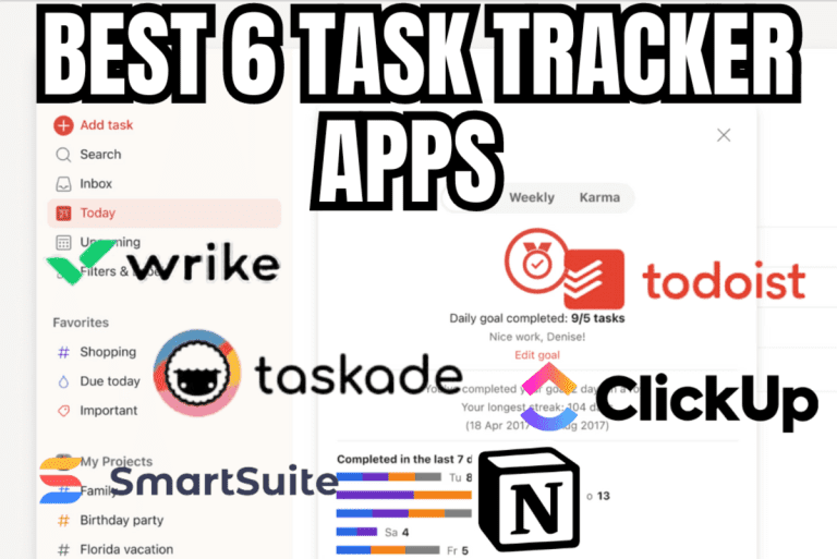 Best 6 Task Tracker Apps
