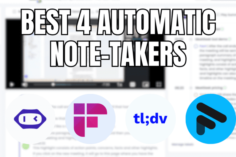 Best 4 Automatic Note-Takers
