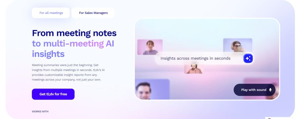 tl;dv vs Fireflies AI - Tl;dv is a transcription tool