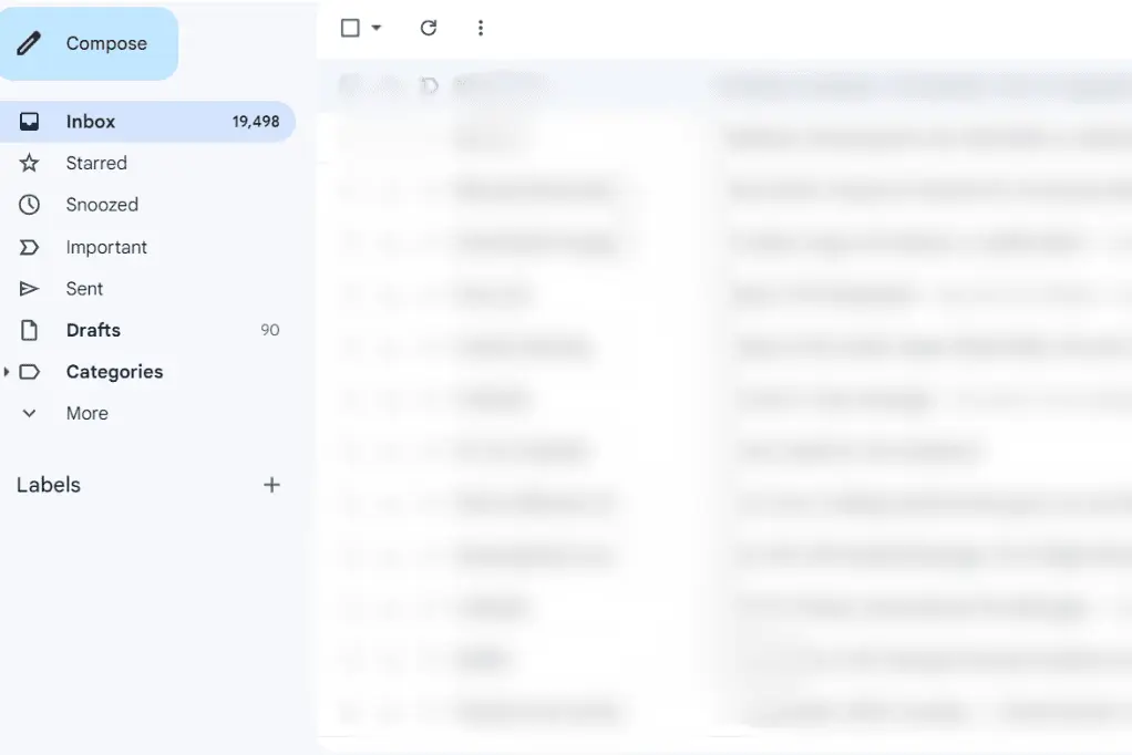 Sanebox review- before picture