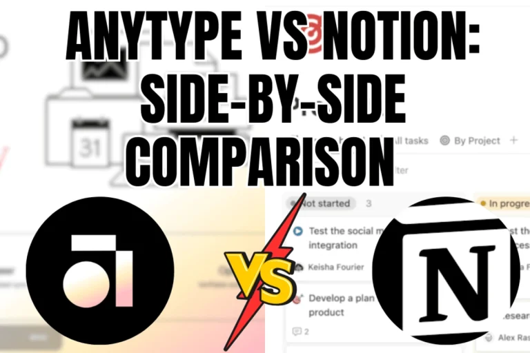 Anytype Vs Notion Side-by-Side Comparison