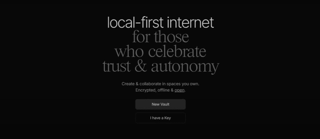 Anytype review - Vaults