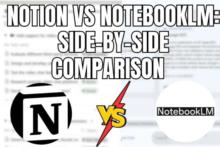 Notion vs NotebookLM