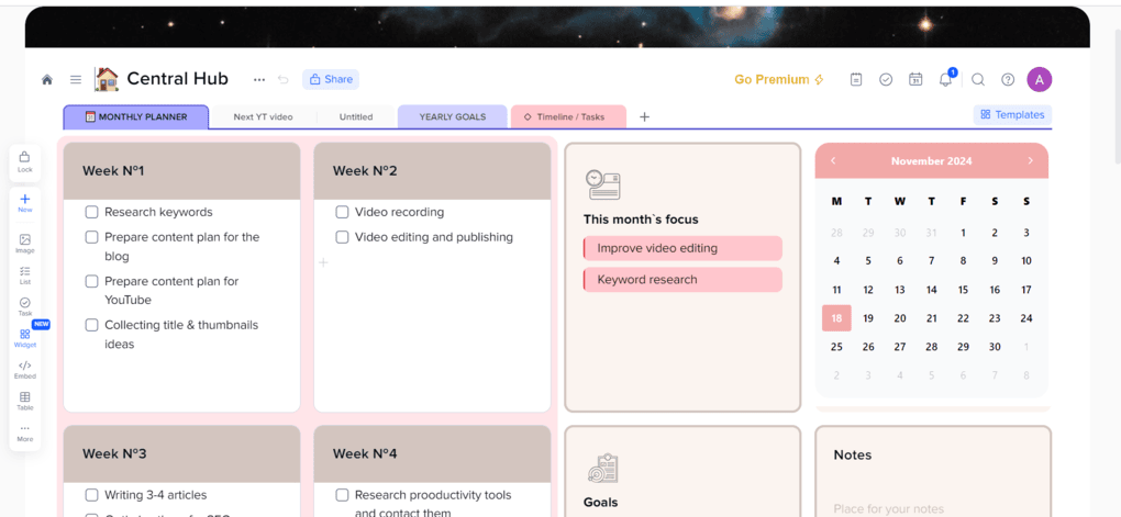 Xtiles' projects feature
