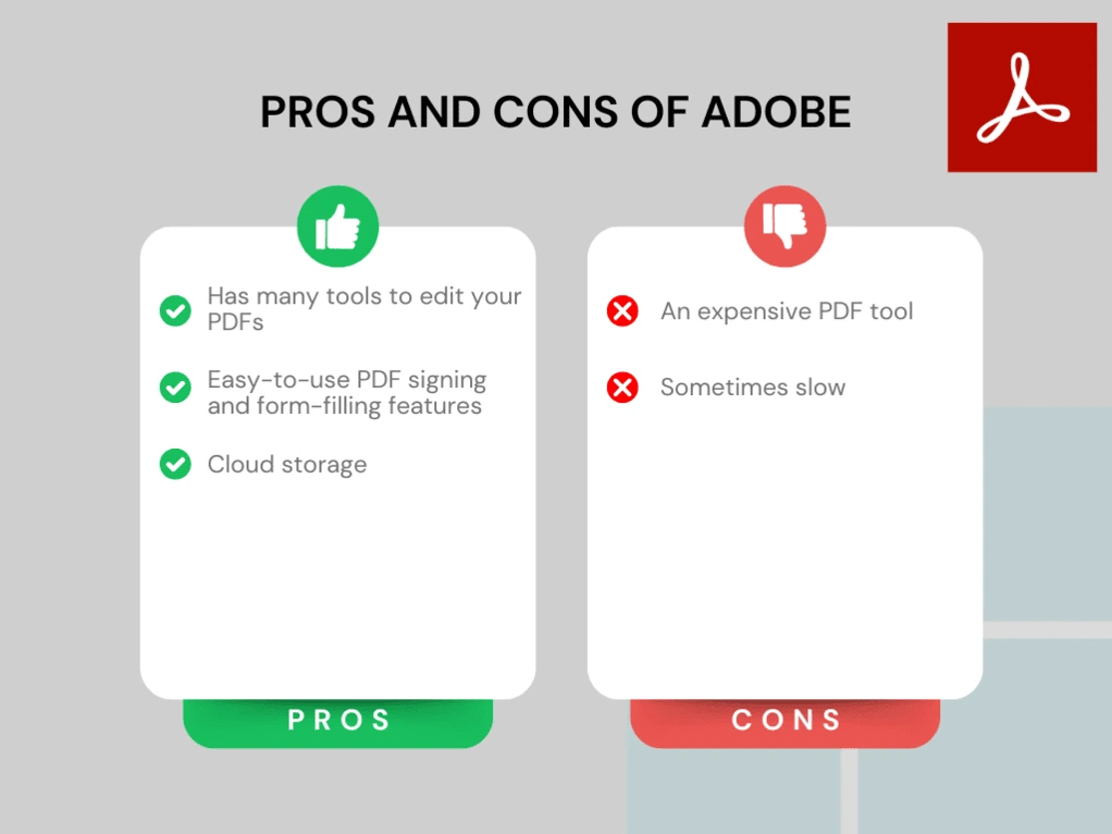 Adobe Acrobat vs UPDF pros and cons