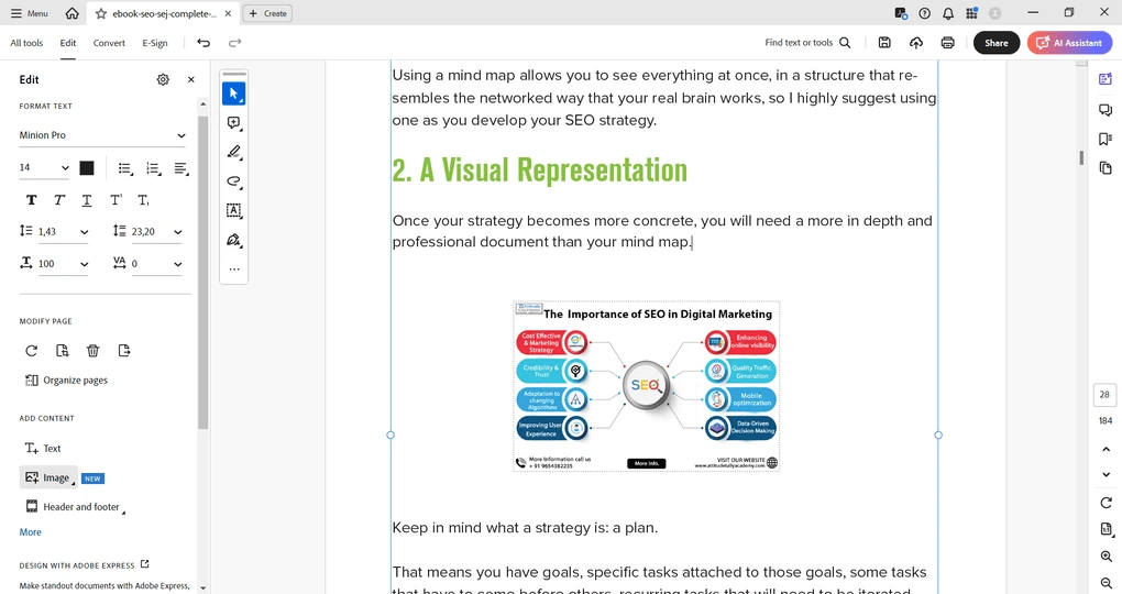 Adobe Acrobat review - picture insertation (1)