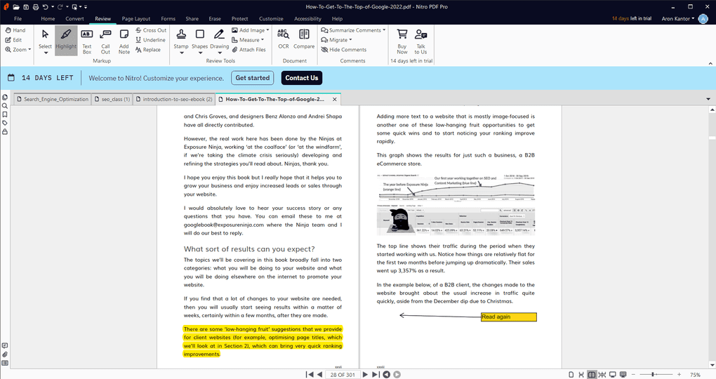 Annotate PDFs with Nitro