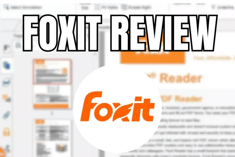 Foxit review