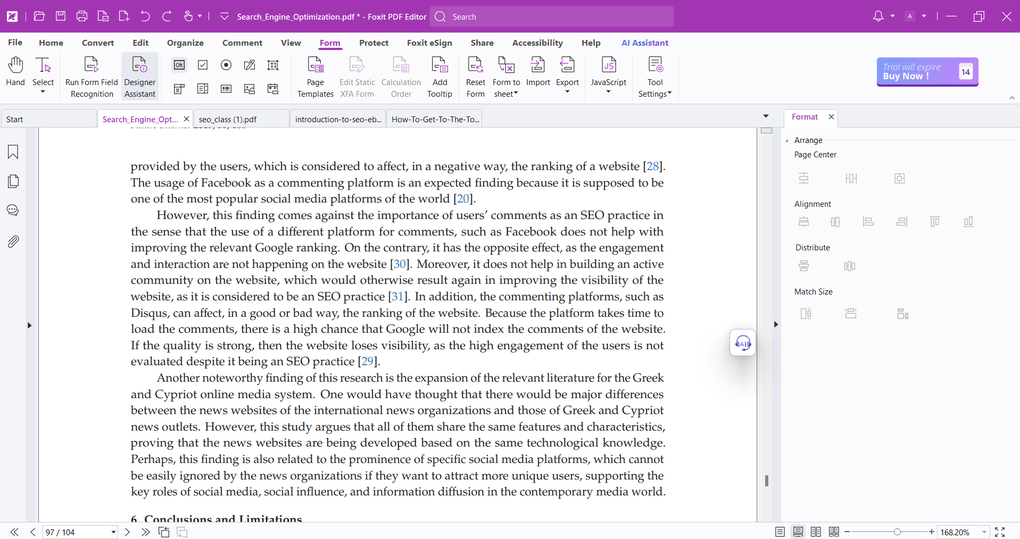 Foxit review forms and signatures features