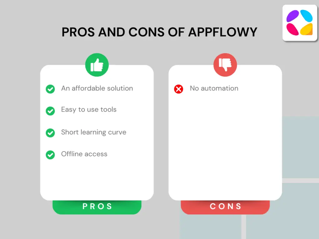 Pros and cons of Appflowy