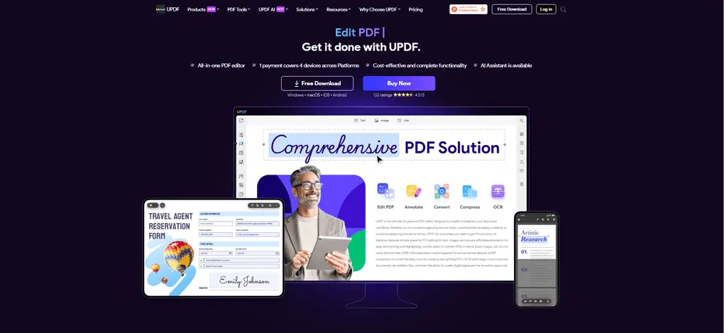 UPDF is the best Adobe Acrobat alternative for individuals