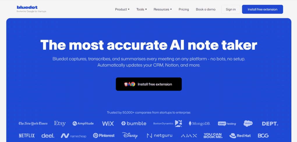 Best Bot Free AI Note-Taker