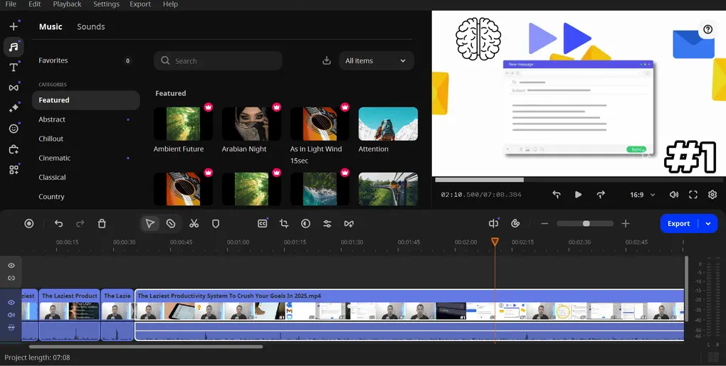 Movavi audio library