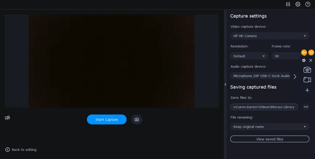 Movavi screen recorder