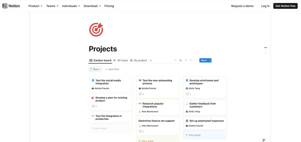 Notion vs ClickUp what is Notion