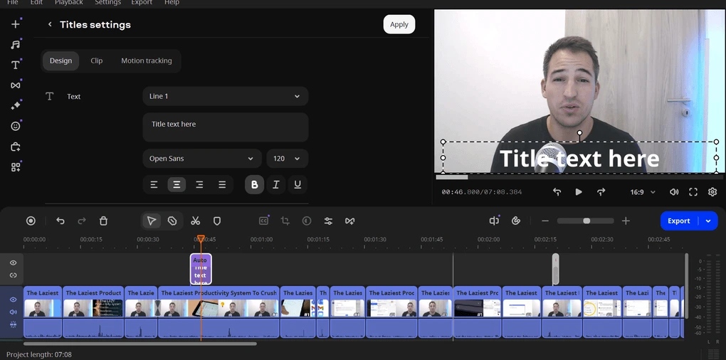 you can add text in various formats