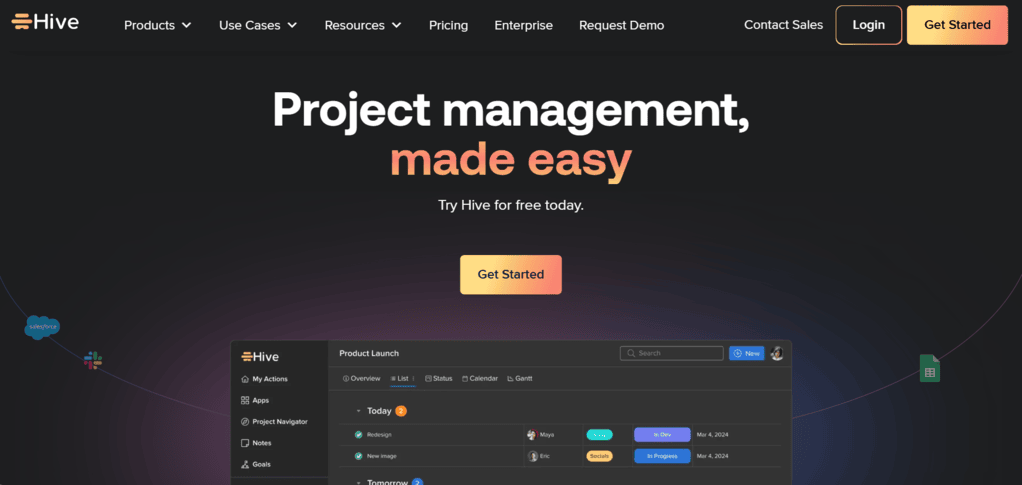 Best project management software for small teams_hive