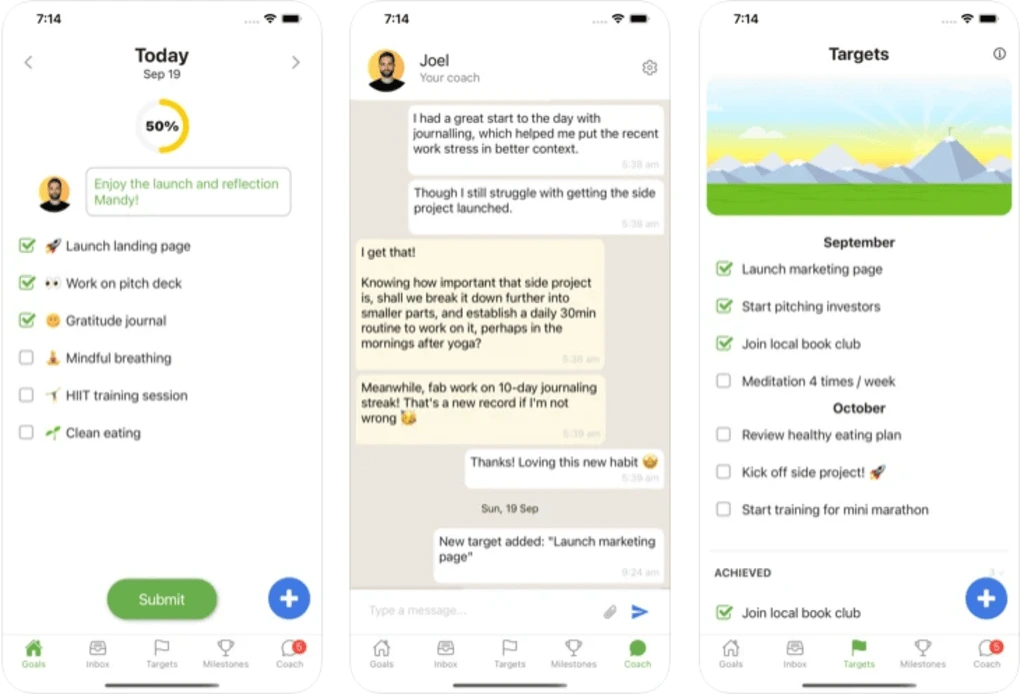GoalsWon's mobile version
