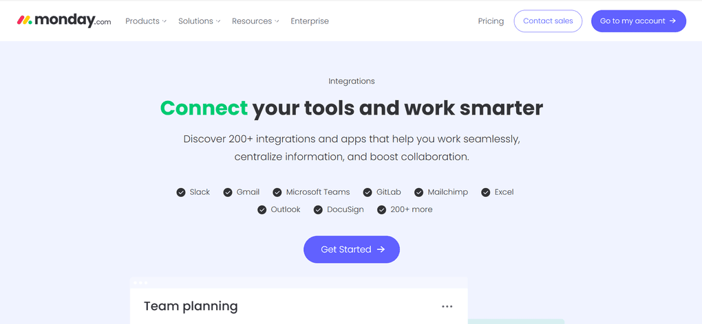 Monday.com integrations