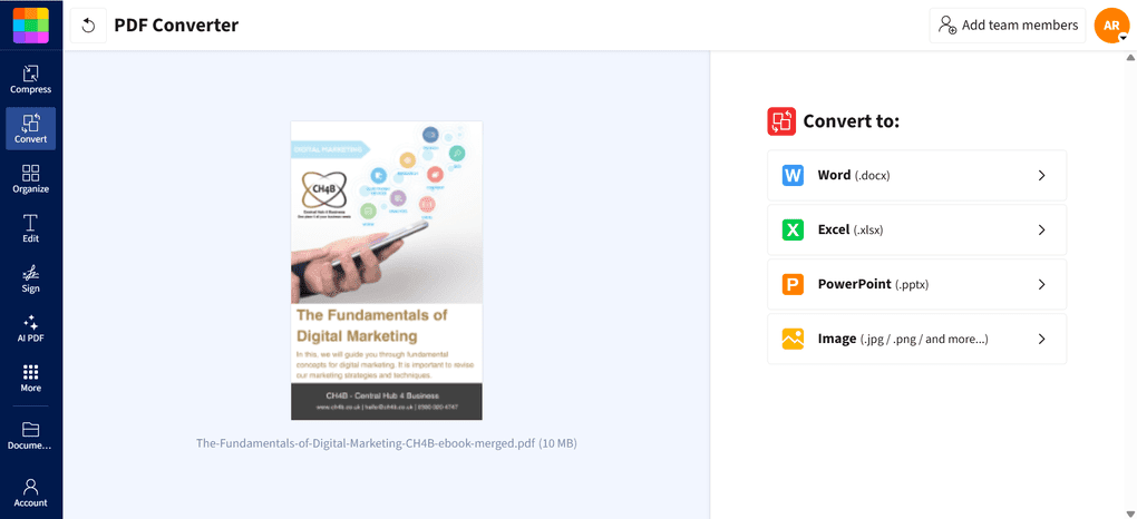 Smallpdf review PDF conversion