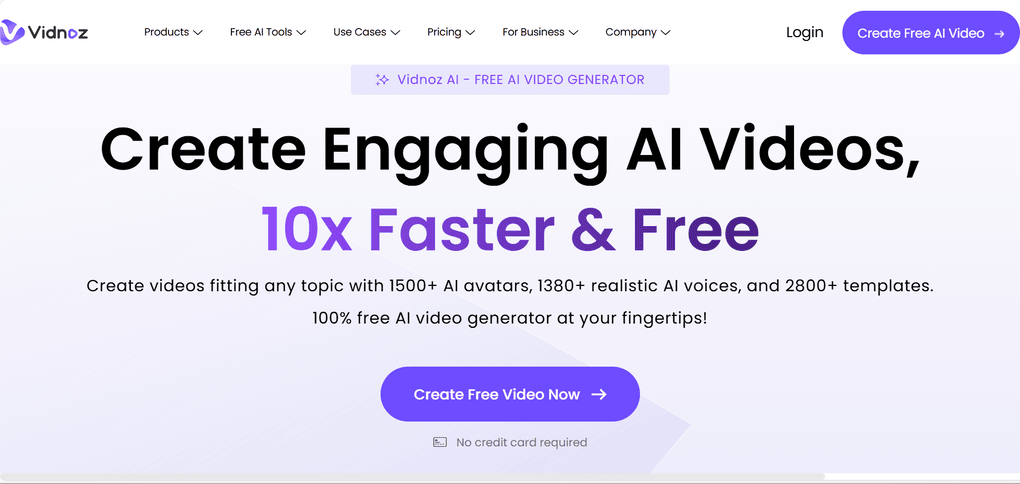 Vidnoz AI promo code