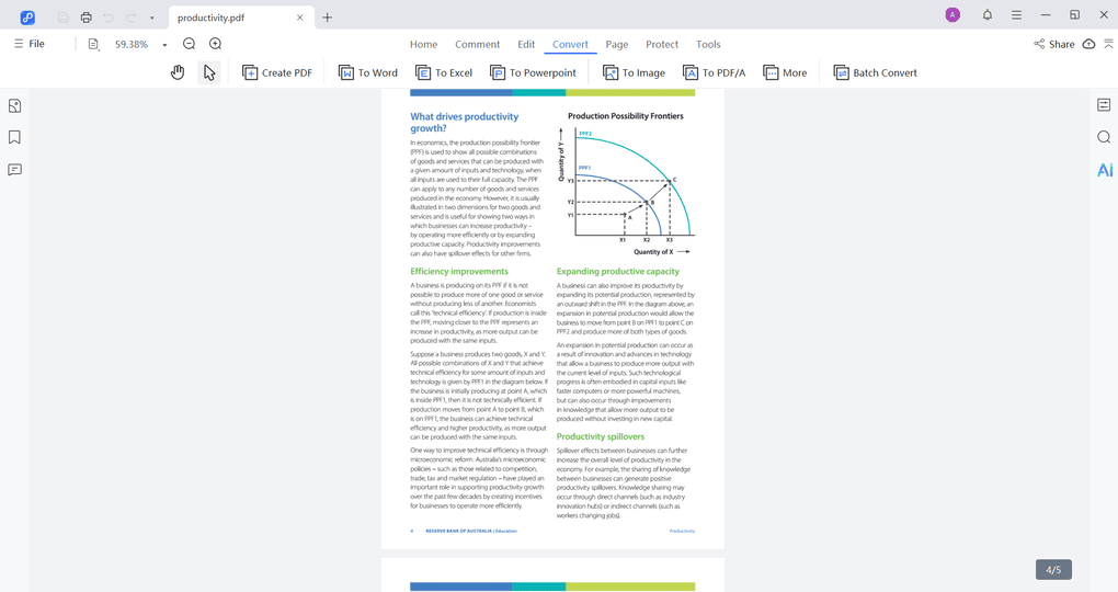 PDNob PDF conversion tools