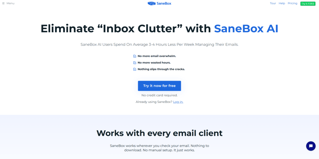 Best Email App_sanebox