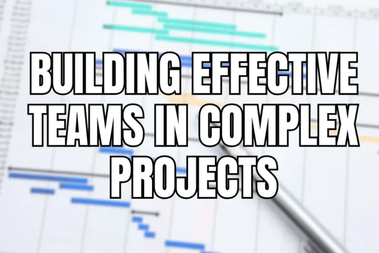 Building Effective Teams in Complex Projects