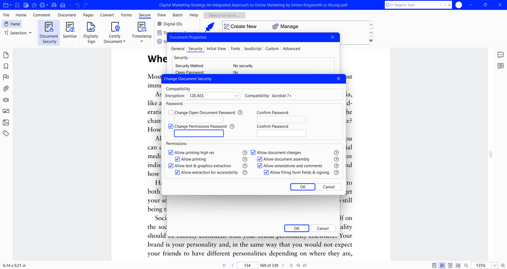 PDF protection with Xodo PDF Studio