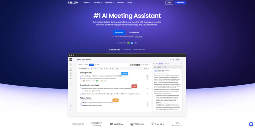 The Best Otter AI Alternative Overall_Fellow app