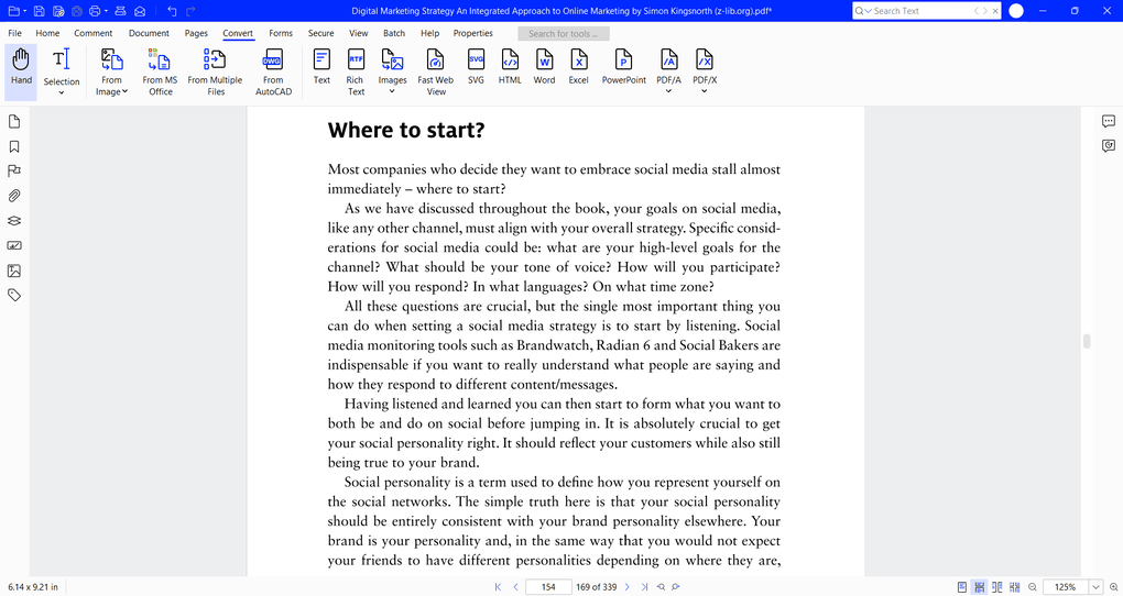 Xodo PDF editor converting tools