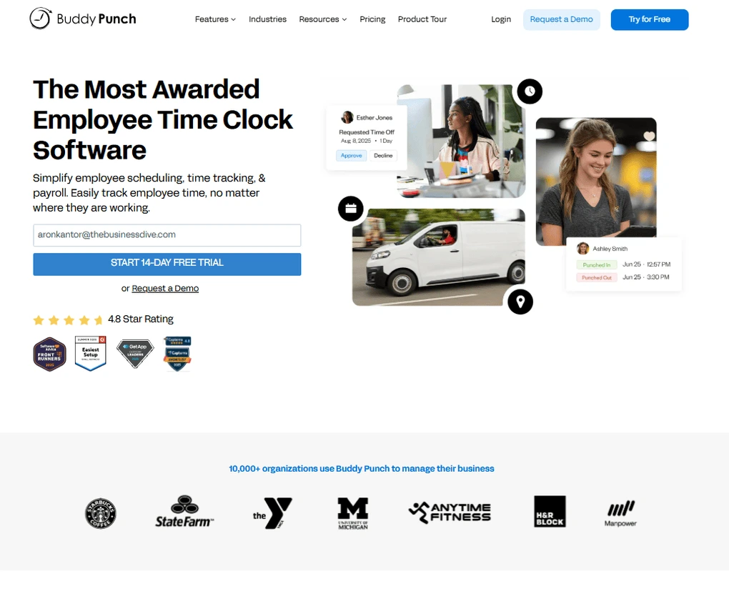 Best employee time tracking app