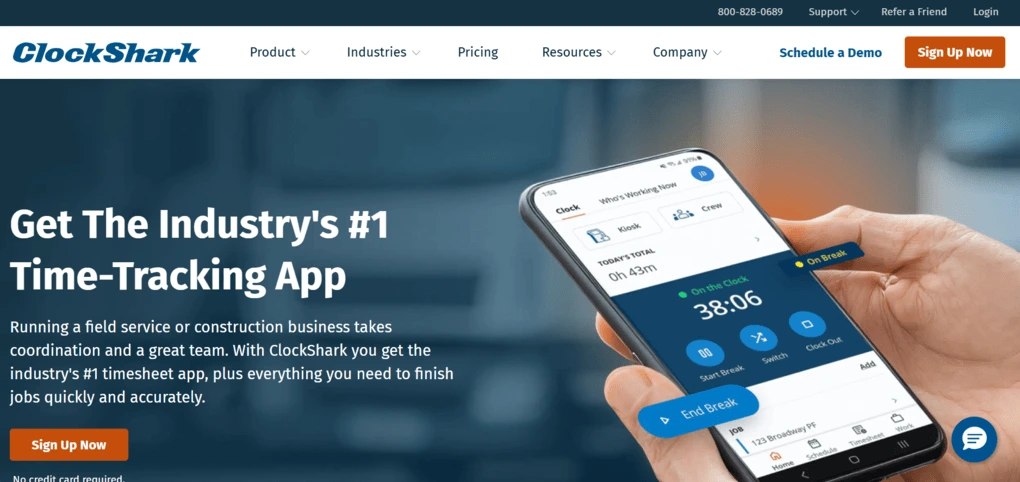 Best time tracking app for on-site teams