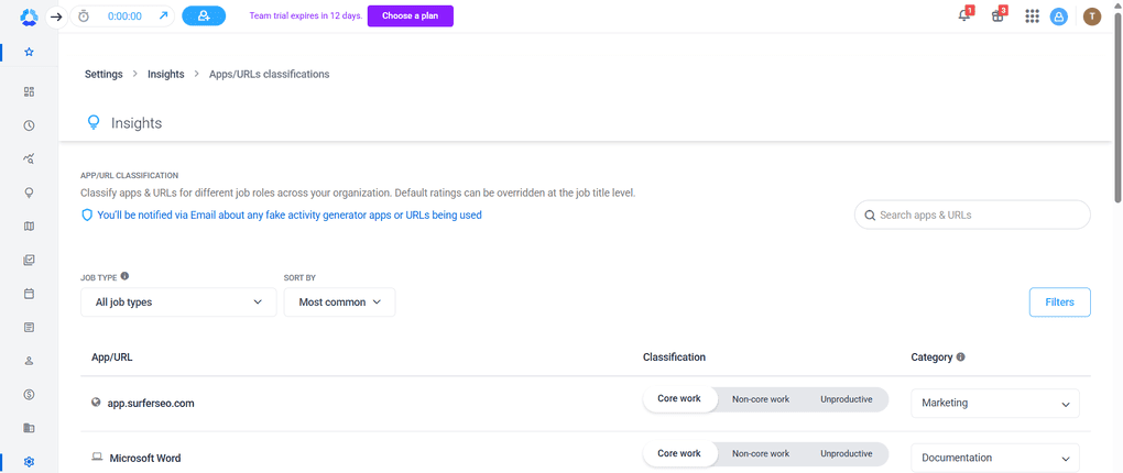 Hubstaff url tracking settings
