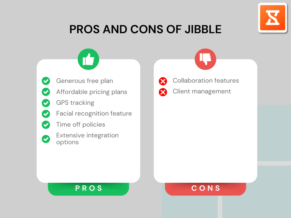 Pros and Cons I found during my Jibble review
