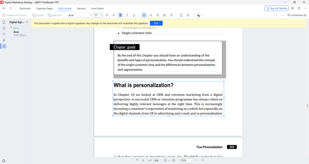 ABBYY FineReader PDF features