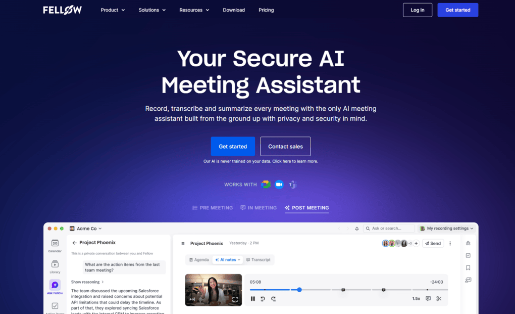 AI apps for meetings