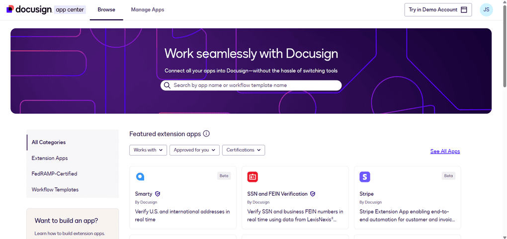 Docusign integrations