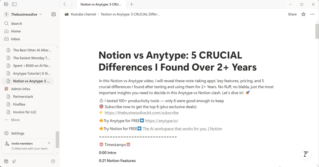 Notion AI's key features I use