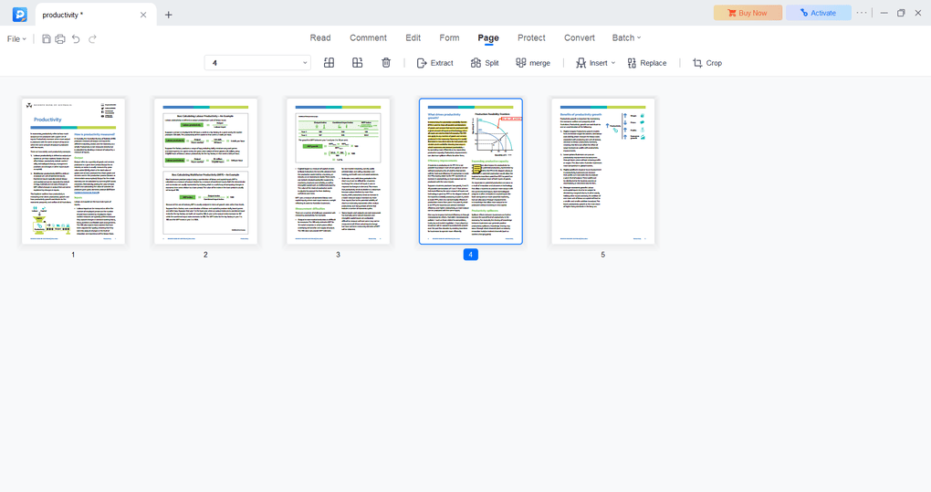 PDF organization with EaseUS PDF Editor