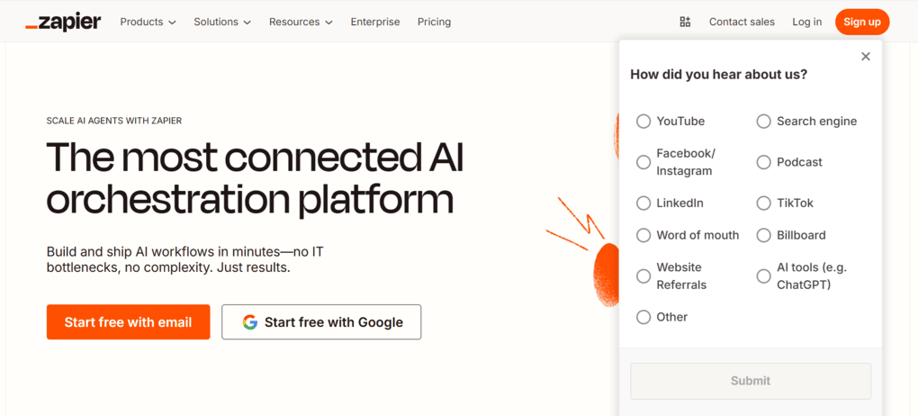Zapier is one of the most popular platform for integrations